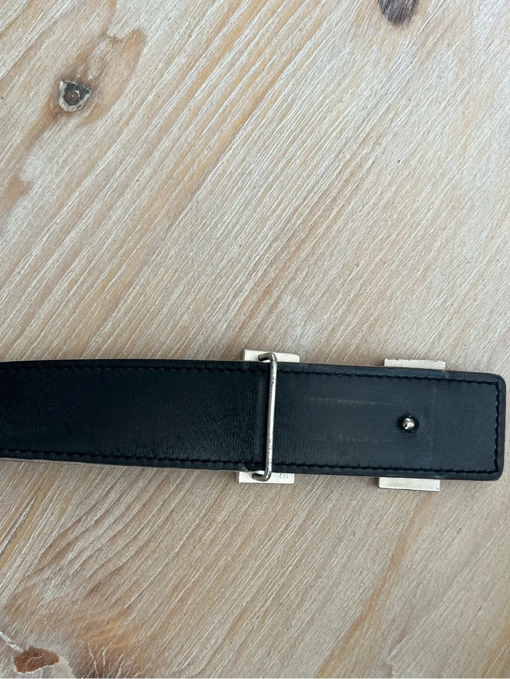 Hermès Constance H Reversible Belt 32mm Gold/Black Size 90 Palladium Hardware